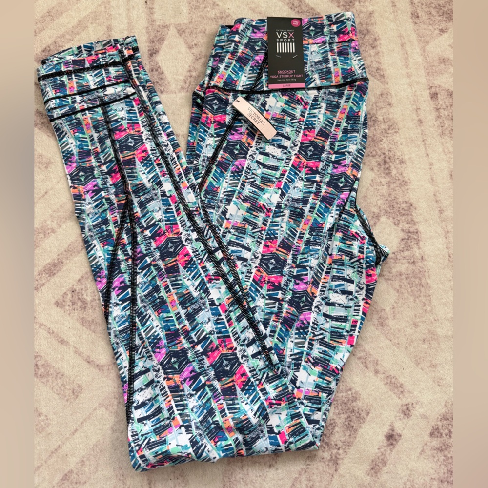Victoria's Secret Multicolor Patterned Leggings